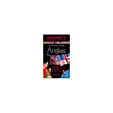 DICTIONNAIRE POCHE HARRAP'S / ANGLAIS - FRANCAIS - 9782818709733